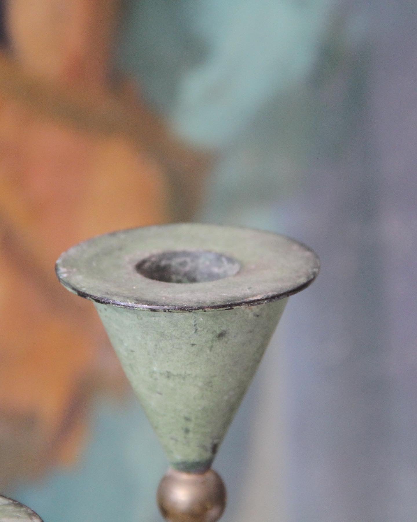 Bougeoirs en métal