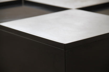 Table basse "Damier" attribuée à Willy RIZZO 1970