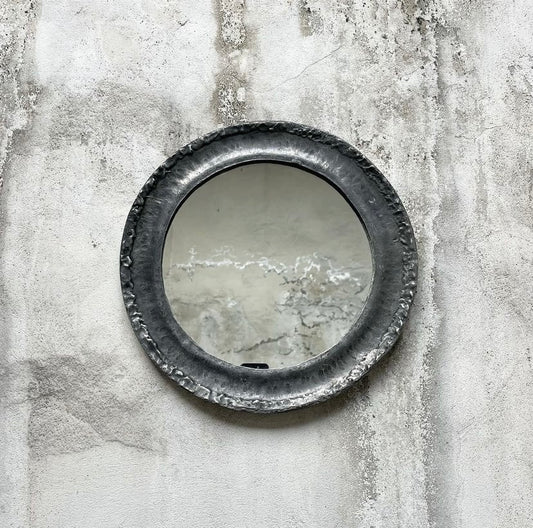 Miroir en étain
