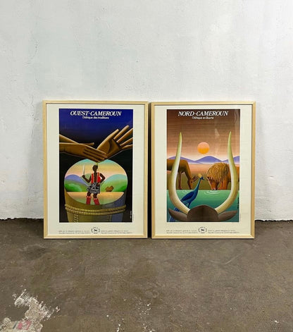 Paire d'affiches