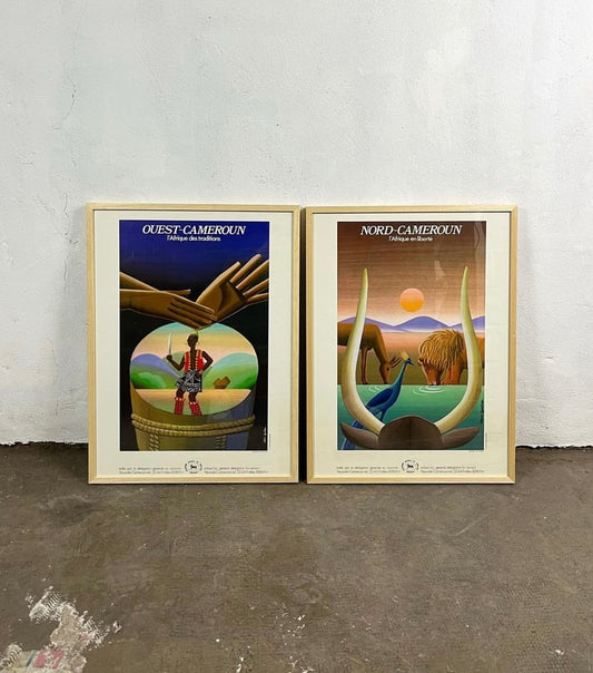 Paire d'affiches